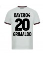 Bayer Leverkusen Alejandro Grimaldo #20 Venkovní Dres 2023-24 Krátký Rukáv